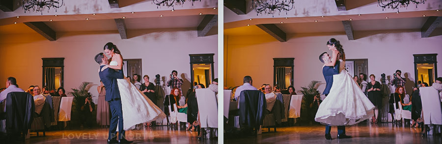 Yorkshire photographer capturing a happy couple's first dance